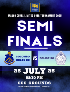 1st Semi-Final Showdown: Colts CC vs Police SC