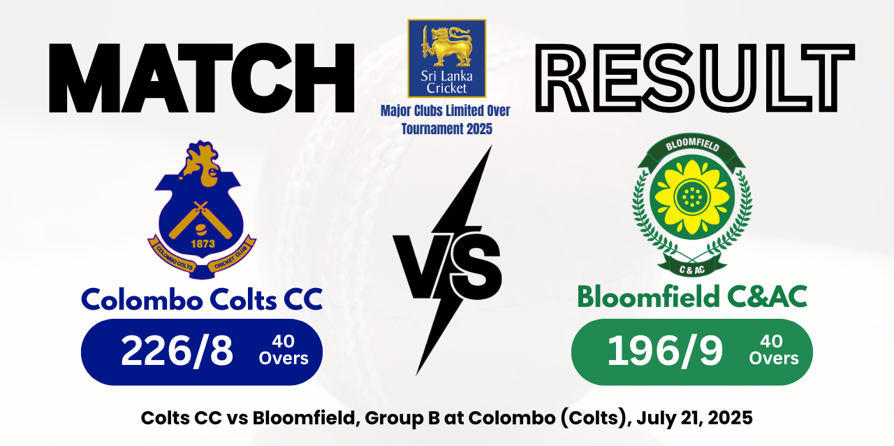 Chandimal and Akila Shine as Colombo Colts CC March into Semi-Finals with Crucial Win