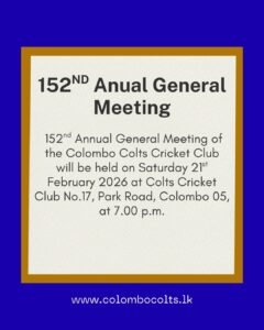 152ND Anual General Meeting